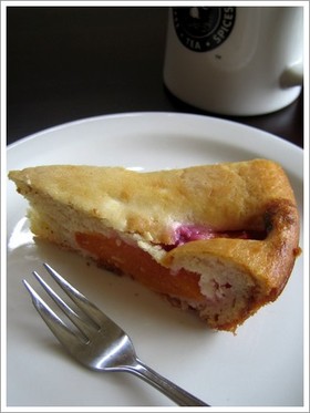 ☆季節のフルーツ☆焼きっぱなし簡単ケーキ