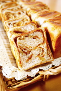 マーブルパン～スリム食パン型1/2斤×２