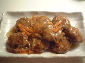 豆腐入り肉団子の野菜あんかけ☆風邪予防☆