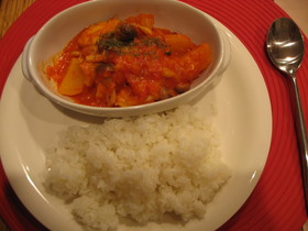 簡単!鶏肉のトマトクリーム煮