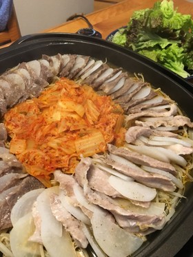 ホットプレートで簡単☆サムギョプサル