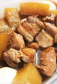 【作り置き】豚バラ&鶏胸肉&大根の煮物