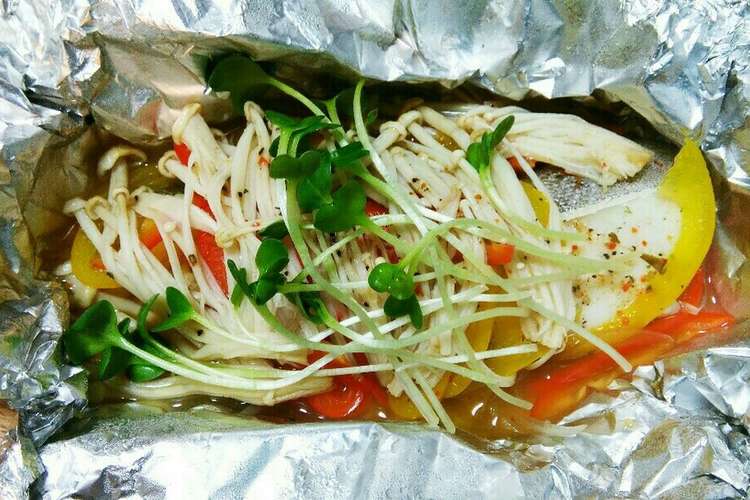 魔法のだし塩 タラのホイル焼き レシピ 作り方 By さちゆみひかり クックパッド