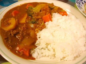 我が家のクリームチーズ入りキーマカレー