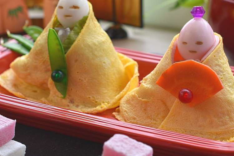 ひな祭りに ちらしずしのお雛様 レシピ 作り方 By みき クックパッド 簡単おいしいみんなのレシピが357万品