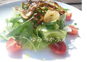 ♫れんこんチップスのせフレッシュサラダ♪