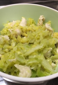 レンチン☆きゃべつの簡単サラダ