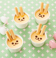 マヨネーズで!なめらかうさぎプリンの写真