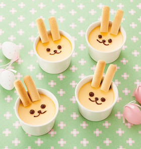 マヨネーズで!なめらかうさぎプリン