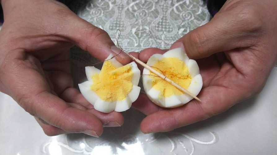 進学にお弁当におつまみに可愛いゆで卵の画像