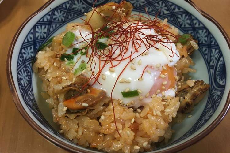 鍋キューブでねりごま帆立辛旨炊き込みご飯 レシピ 作り方 By 桃的美しき日々 クックパッド 簡単おいしいみんなのレシピが352万品