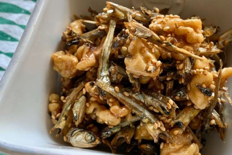 おつまみに 田作り くるみ入り レシピ 作り方 By Carri子 クックパッド