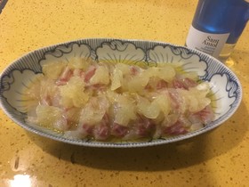 タイのカルパッチョ シトラスたっぷり