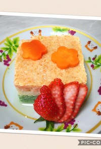 ひな祭りポテトケーキ(離乳食中期)
