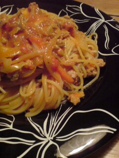 クリーミートマトスパゲティーの写真