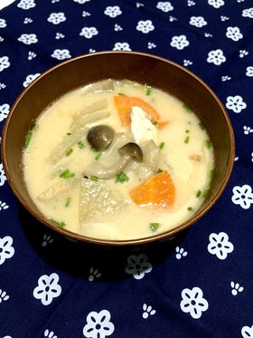 酒粕汁 ある物で簡単♬