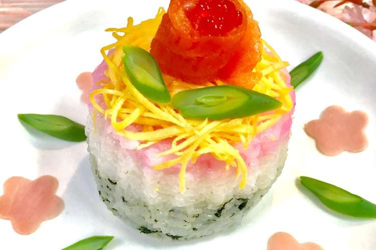 ひな祭り 三色寿司ケーキ レシピ 作り方 By ローズ ローズ06 クックパッド 簡単おいしいみんなのレシピが349万品