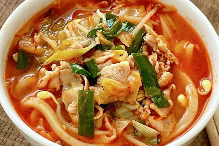 チゲうどん レシピ 作り方 By 栄養士のれしぴ クックパッド 簡単おいしいみんなのレシピが376万品
