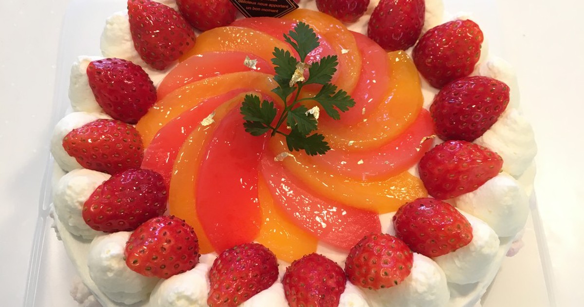 ひな祭りに桃のデコレーションケーキ レシピ 作り方 By Ruru725 クックパッド