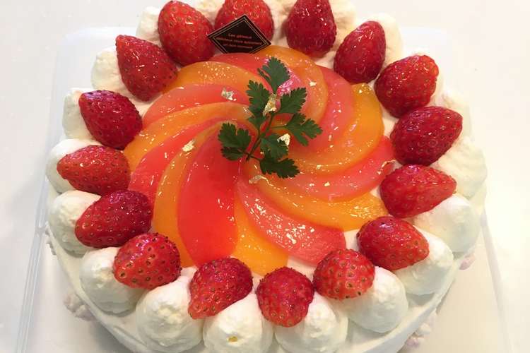 ひな祭りに桃のデコレーションケーキ レシピ 作り方 By Ruru725 クックパッド 簡単おいしいみんなのレシピが350万品