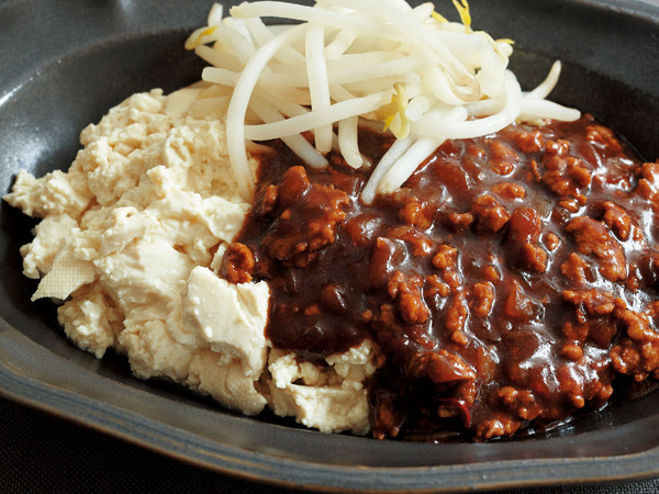 豆腐の小どんぶり 韓国風ミートソース丼