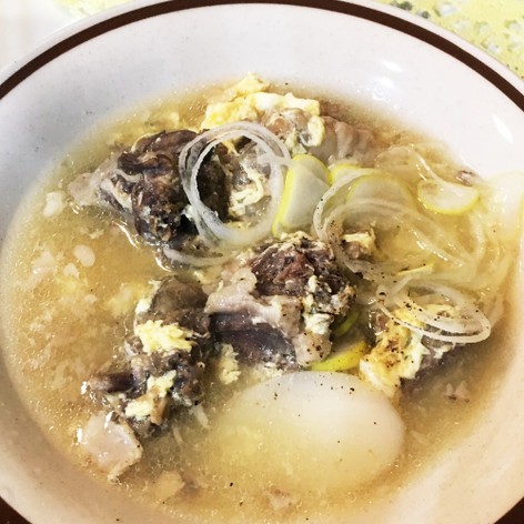韓国のお正月 トックのスープ