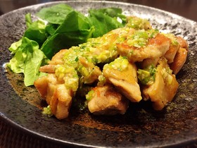 鶏の塩焼き ネギ塩ダレ☆。.:*