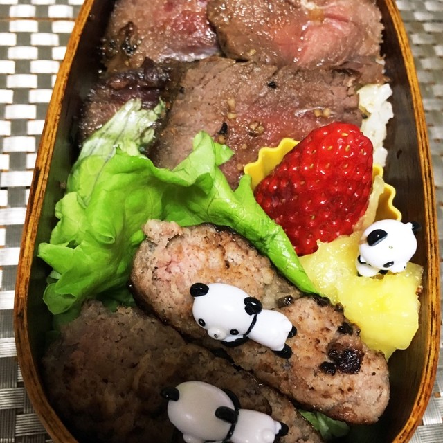 簡単 ローストビーフ丼弁当 レシピ 作り方 By Tekigi クックパッド