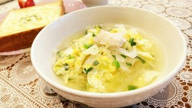 かぶと生姜の中華風スープ