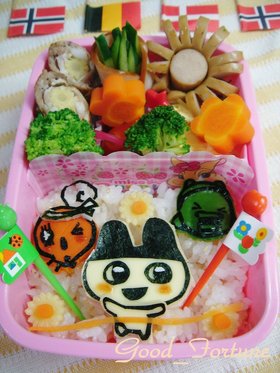 たまごっち弁当 (運動会バージョン)