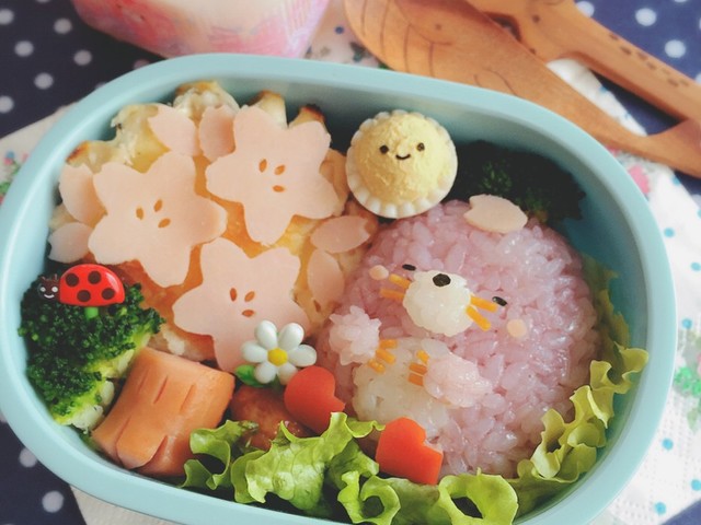 すみっコぐらしの春キャラ弁 もぐら レシピ 作り方 By Meiyuina クックパッド 簡単おいしいみんなのレシピが355万品