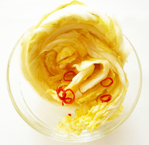 中国の白菜の漬物　酸菜の画像
