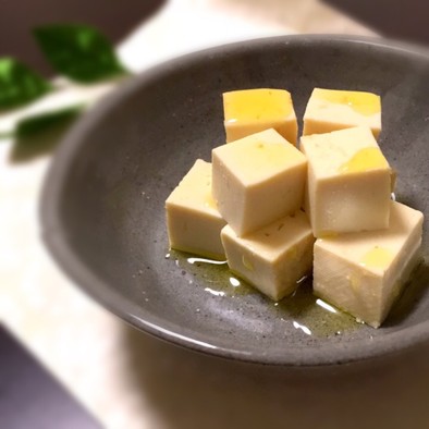簡単やみつき♡豆腐の味噌ペペロン漬けの写真