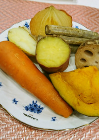 オーブンde甘い　焼き野菜
