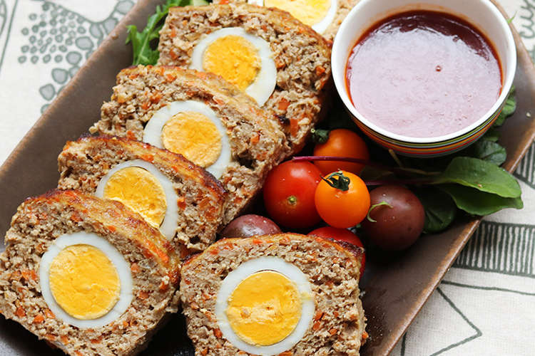 ゆで卵たっぷり 野菜多めのミートローフ レシピ 作り方 By アンジェ公式キッチン クックパッド 簡単おいしいみんなのレシピが354万品