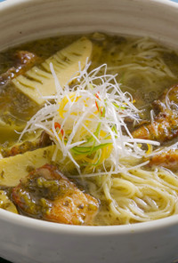 麺好き必食！筍と桜鯛の絶品スープそば