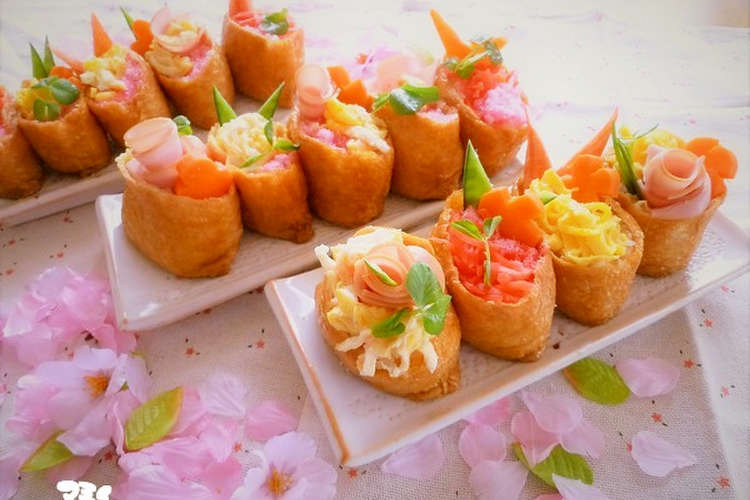 手抜きと言わせない デコいなり寿司 レシピ 作り方 By マミィのおうちご飯 クックパッド