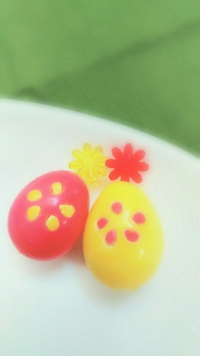 うずら卵のかわいいおかず☆キャラ弁☆の写真