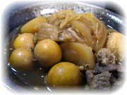 メインになる^^鶏玉ひも煮の写真