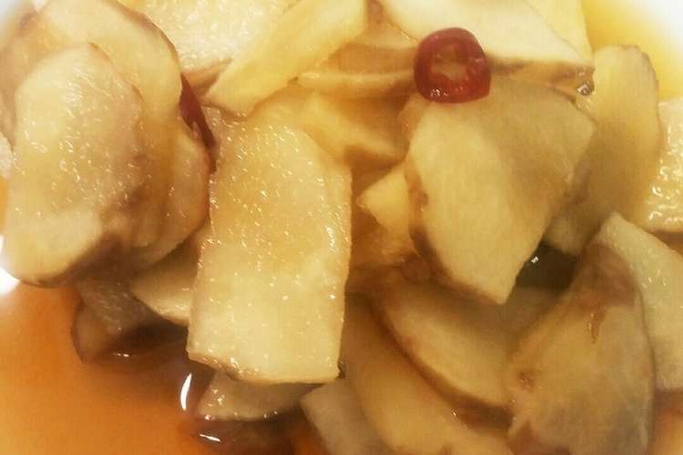 菊芋の簡単漬物 レシピ 作り方 By ミッフィー大好きママ クックパッド 簡単おいしいみんなのレシピが376万品