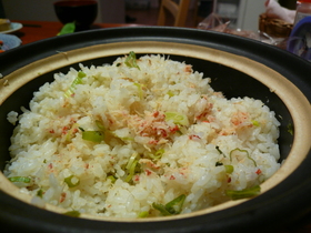 うまい☆土鍋でカニご飯