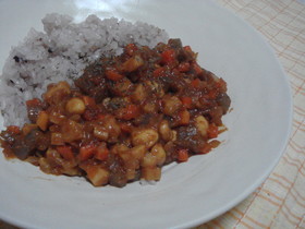 簡単♪食感◎ ドライカレー(^o^)