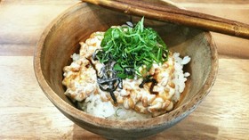 簡単♡クリームチーズ納豆ご飯♡CCNG♡