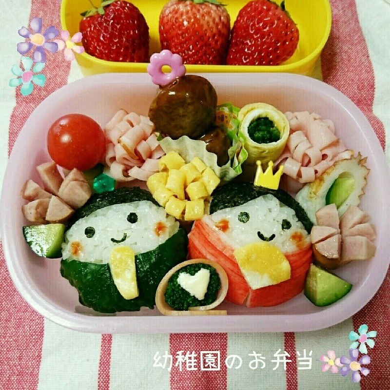 みんなが作ってる キャラ弁 おひなさまのレシピ クックパッド 簡単おいしいみんなのレシピが358万品