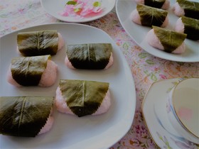 【桜餅】レンジでチン!簡単に!