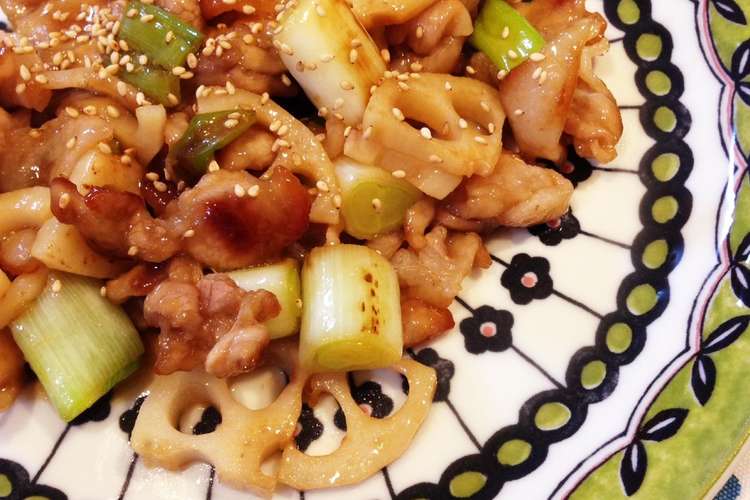 ご飯が進む 豚バラと蓮根と長葱の甘酢炒め レシピ 作り方 By あやぴよこ クックパッド 簡単おいしいみんなのレシピが351万品