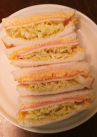 ひし餅柄サンドイッチ