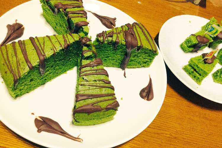 Hmで簡単 抹茶ケーキ レシピ 作り方 By のつさん クックパッド 簡単おいしいみんなのレシピが355万品