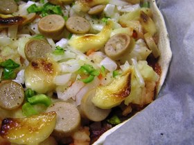 がっつり野菜乗せ♪ヘルシーピザ