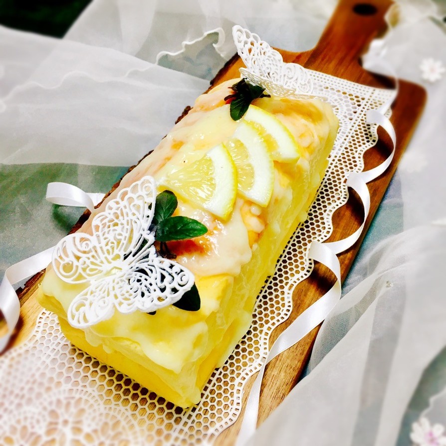 ノンバターふわしゅわレモンパウンドケーキの画像